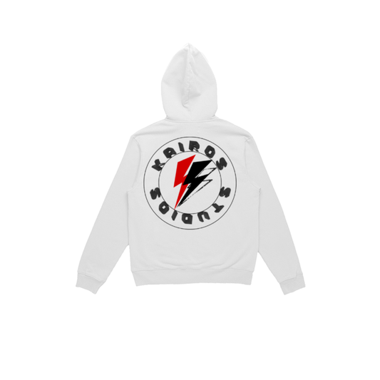 Logo White Hoodie