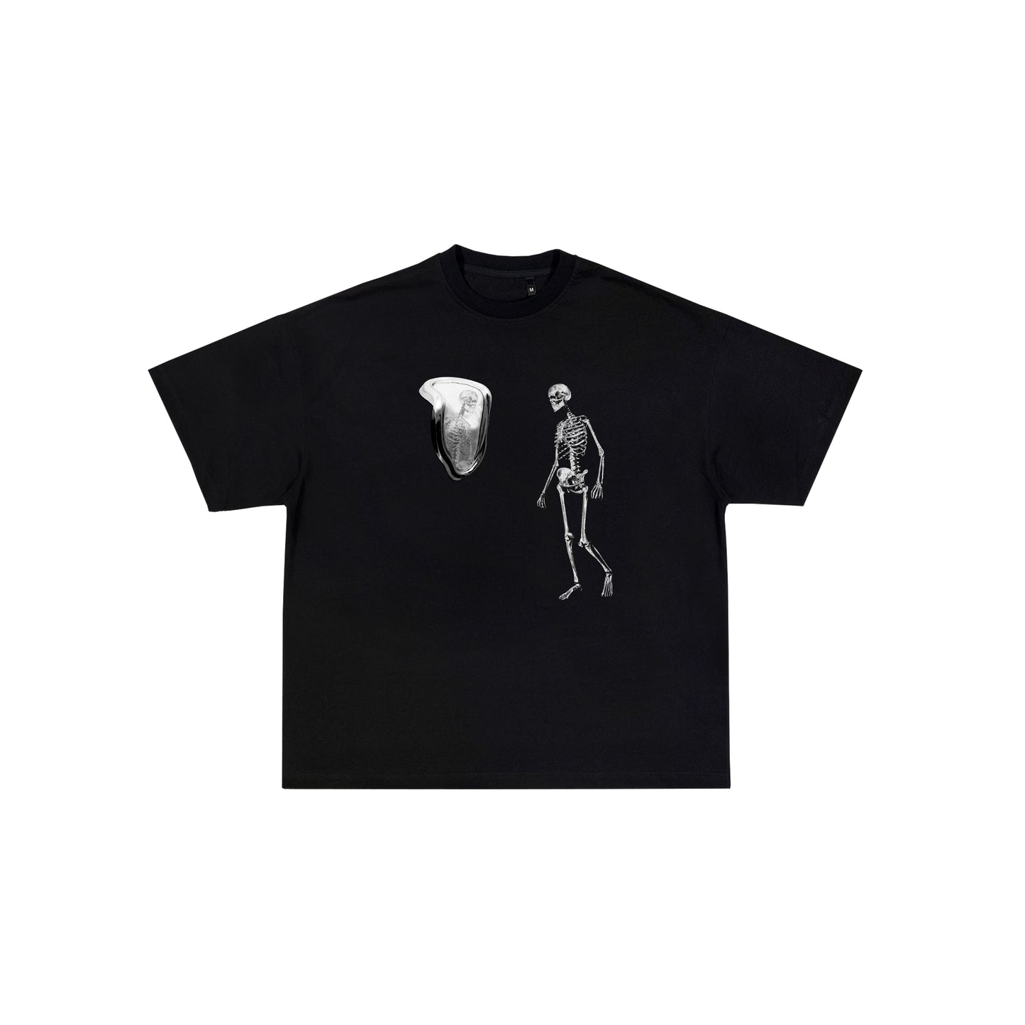 Wasted Time Black Tee